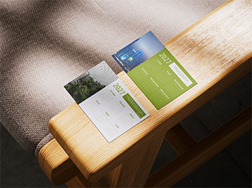 calendrier de poche